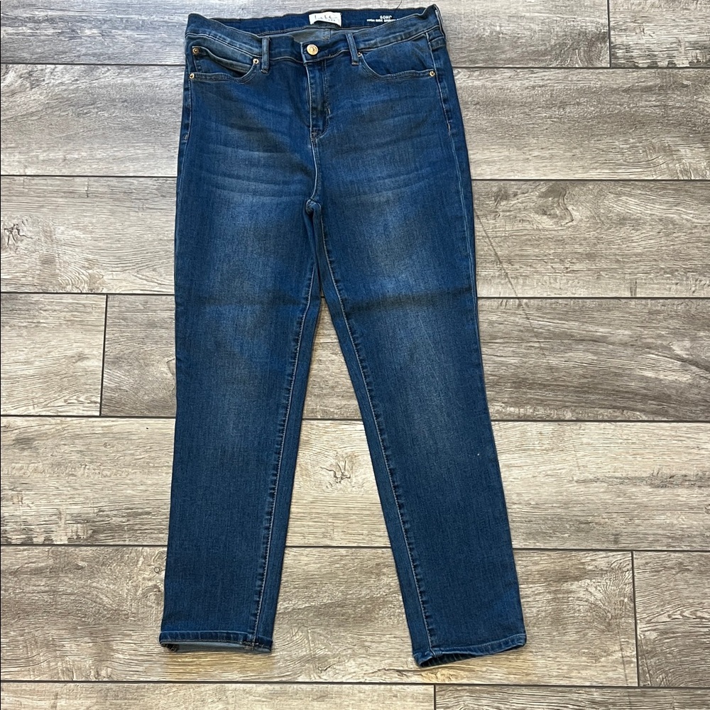 Soho Dark Blue Straight Leg Jeans
